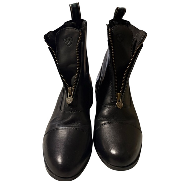 Ariat® Ladies Heritage IV Zip Waterproof Paddock Boots Black 8M - Picture 2 of 10